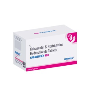 GABAPENTIN NORTRIPTYLINE HYDROCHLORIDE TAB GABAVENEX-N UROPSY LIFESCIENCES TABLETS