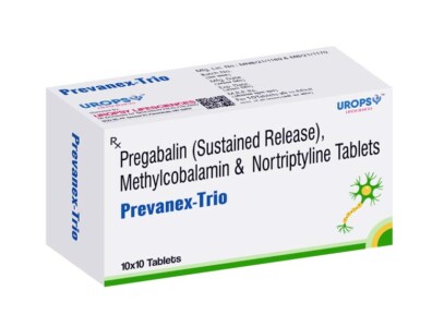 PREGABALIN METHYLCOBALAMIN NORTRIPTYLINE TAB PREVANEX UROPSY LIFESCIENCES TABLETS