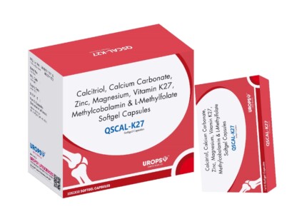 CALCITRIOL CALCIUM CARBONATE ZINC MAGNESIUM VITAMIN K27 METHYLCOBALAMIN L-METHYLFOLATE SOFTGEL CAPSULE QSCAL UROPSY LIFESCIENCES