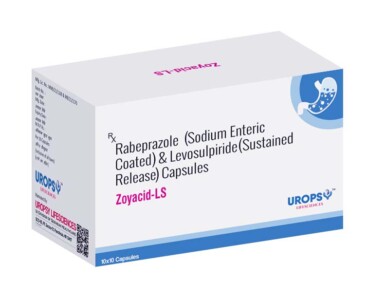 RABEPRAZOLE LEVOSULPIRIDE ZOYACID UROPSY LIFESCIENCES CAPSULES